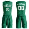 2021 Mode Omkeerbare Custom Heren Jeugd Basketbal Jersey Pak Shirt Print Sportwear Summer Team Game Set kleding uniformen voor mannen / kinderen