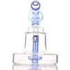 Nargile Mini Dab Rig 5 '' Cam Bong Duş Perc Kadın Kuvars Banger Kase ile 14.5mm Su Borusu