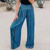 Jeans da donna Pantaloni casual Donna Tie-dye Long Summer All-match Allentato Mujer Luminoso Elegante Streetwear Harajuku Pantaloni a vita alta alla moda anni '90