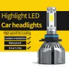 1 Pair Mini Size Car Headlight Lamp H1 H3 H4 H7 H11 H8 HB4/9006 HB3/9005 LED Bulb Auto Fog Light 12V 6000K Head Light