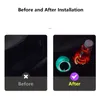 7 Colors Car LED Cup Holder Light Mats Auto Coasters Bottle Atmosphere Lights Constellation Backlight LED Cup Holder Pads