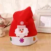 Kids Christmas Santa Claus Snowman Elk Reindeer Snowflakes Kapelusze 2018 Navidad Natal Hat dla dzieci Dorosłych Natale Nowy Rok Prezenty