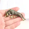 Pins Brooches Pomlee 2021 Elegant Black Enamel Tiger Zodiac Animal 2Color Metal Brooch Pins For Women And Men Accessories Jewelry223H