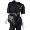 Torby na ramię Palec Kobiety Taille Packs dla Kobiet Punk Motorcycle Style Moda Mężczyźni Dźwięki Nails Łańcuch Crossbody Zadanie 220119