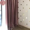 Стильный минималистский современный стиль роскошная гостиная спальня светлая бархатная занавес занавес 210712