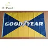 Goodyear Tyre and Rubber Company Vlag 3 * 5ft (90cm * 150cm) Polyester Flag Banner Decoratie Flying Home Garden Flag Feestelijke geschenken