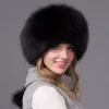 Beanie/Skull Caps Winter Unisex Bur Hat Real Leather Warm Ladies Hoofddeksel Russische stijl Outdoor Skettijen Cap Delm22