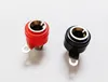 Connectors, Plastic Shell Metal Body 4mm Banana Socket Thread Binding Post Red Black / 10pairs (20PCS)