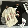 Camiseta clásica Tees 23 de verano para hombres y mujeres con estampado de letras. Camiseta casual de moda masculina, top para hombre y streetwear apparel en 2 colores.