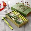 Cadeaux de vaisselle en céramique créative de style chinois Japon et Corée du Sud Plats de cuisine Fournitures de cuisine Sushi Set 210928