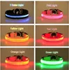 2022 nouveau collier de chien LED avec chargement USB lumières colorées colliers anti-perte sûrs pour chiot chaton chiens colliers en plomb 7 lumières produits pour animaux de compagnie