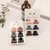 New top clip bangs Hair Clips Barrettes hairpin 1set=6pcs