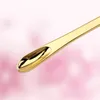 Zinc Alloy Gold Spoon Spice Powder Shovel Household Smoking Accessories Snuff Snorter Sniffer Portable Cream Spoons