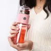 220ml+110ml High Quality Double Glass Water Bottle With Case Drink Infuser Tumbler Drinkware Eco-Friendly