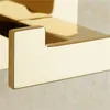 Gratis frakt Gold Handduk Krok Koppar Dubbelrock Krok Zinc Alloy Gold Finish Wall Hanger Handduk Badrumskode för Tillbehör 378 R2