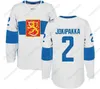 Cekob World Cup of Hockey Finland Team Jersey Lehtera Koivu Lindell Maatta Barkov Jokipakka Teravainen Custom Men Women Young Hoceky Jerseys