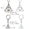 10 st mode Potter halsband Luna Triangle Deathly Hallows Geometric Triangle Pendant Vintage Halsband Män kvinnor gåvor92404354795235