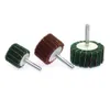 10 pieces Non-woven Abrasive Wheels Polishing Brush 6mm Shaft for Drill Tools Metal Wood Grinding