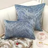 Kussen / Decoratief Kussen Decoratieve Kussens Cover Case Nordic Work Sofa Fluwelen Blauw Kussen Tuin Kussens Decor Huis Kamer Buiten stof