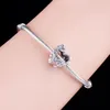 Fit Original Pandora Charms Bracelet Sterling 925 Silver Sparkling Entlicing Hearts Charm Beads Women Diy Jewelry Make Berloque2578