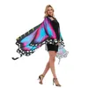 Scarves Halloween Accessory Costume Cosplay Fairy Women Cloak Butterfly Wings Shawl Scarf Ladies Cape Kimd22