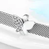 2020 Top qualité 925 Sterling Argent Papillon Fleur Coeur Clip Perles Fit Réflexions Originales Bracelet Charms Fabrication de Bijoux Q0531