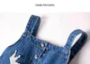 Bébé Filles Robe D'été Mignon Enfants Robes Pour Filles Denim Salopette Enfants Costume Blackless Denims Jarretelles Salopette Jeans Q0716