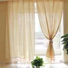 Curtain & Drapes Pastoral Natural Cotton Linen Curtains With Tassels Crochet Hollow Out Lace Edge Cortinas For Living Room Blinds Shower