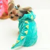 Dinosaur Dog Apparel Funny Halloween Velvet Pets Changing Clothes Teddy Pomeranian Four Feet Green Pink 18tb Q2