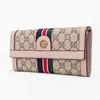 West flange leather women's long Style Wallet multi card new large capacity handbag purse