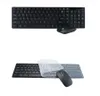 2.4G Wireless Tangentboard Mouse Set Silent Combo Kit Ultra Slim Keyboard med tangentbordsfilm för anteckningsbok bärbar dator