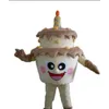 Performance Anniversaire Gâteau Mascotte Costume Halloween Noël Fantaisie Fête Personnage De Dessin Animé Adulte Carnaval Fête En Plein Air Thème Fête Adultes Tenue Costume