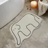Teppiche Tierpudelform Teppich Kinder Spielen Teppich Weißer Innenraum -Zimmerboden Dekorationen weiche Plüsch Nicht -Slip -Kinder