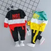 Clothing Sets Born Kids Clothes Baby Boys Costume Letter Tracksuit Tops Pants 2PCS Children Boy Spring Outfits Girls Set Infantil