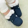 Mother Kids Baby Shoes First walkers Unisex Winter Warm Boots For Infant Faux Fur Inner Snow Toddler Prewalker Bootie 211022