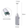 Electric Handheld Stainless Steel Coffee Milk Frother Foamer Drink Electric Whisk Mixer Battery Operated Kitchen Egg Beater Stirrer