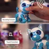 Moda Akıllı Bulmaca Pet Köpek Çocuk Robot Köpek Oyuncak Gözler Yavru Hediyeler LED Oyuncak Pet Eğitim Doğum Günü Ses Kaydı