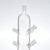 Unique Style Clear Bong Hookahs 14mm Female 15 Pics Joint 19 Inch Big Water Pipes For Quartz Banger Display Shelf Glass Bongs Cool Design