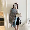 2021 Shawls 디자인 여성 캐시미어 스카프 남성과 여성 겨울 스카프 숙녀 Shawls 큰 편지 패턴 양모 풍경 동물 인쇄 pashminas