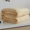 Solid Color Deken Coral Fleece Stof Soft Throw Handdoek Bedding Sheet voor Thuis Reizen Volwassenen Kinderen Dekens Cobija Cobertor