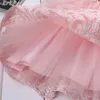 Baby Girl Formal Princess Dress New Fashion Vestido Infantil Lace Bow Ball Gown Tutu Party Dresses Kid Dress For Girls 0-7Y Q0716