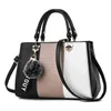 HBP Non-Brand Fashionable color contrast handbag, versatile hairball pendant, one shoulder messenger bag, women's bag 2 sport.0018