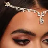 bruids hoofd ketting tiara
