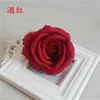 9cm Party Decoration Mariage Fleurs Mur Bouquet blanc Roses artificielles Rose Heads Silk Decorative