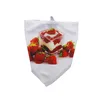 Abbigliamento per cani fai da te Sublimazione Blank Collo Sciarpa Bianco Triangolo Pet Forniture Pet Bandana Trasferimento di calore Bandanas 4 taglie