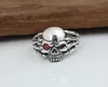 Clusterringen 925 Sterling Silver Skull Claw Men039S Ring Jewelry Men cadeau A2123048393