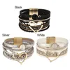 Charm Armband Girls Heart Open Bracelet Mode Bohemian Multilayer