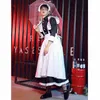 Sissy Crossdresser Maid Outfit Governante Chef Uniforme Costume Cosplay Lungo Dolce Donna Uomo Grembiule Frech Maid Lolita Dress Y0903