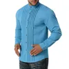 Chemises habillées pour hommes chemise d'affaires hommes décontracté mode Camiseta Masculina Fitness smoking homme vêtements taille S-2XL