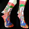 Venta al por mayor diseños de alta calidad impresos en 3D calcetines imaginativos hip hop novedad divertido casual peinado ilustraciones impresión tripulación calcetines colorido unisex orden mixta A1